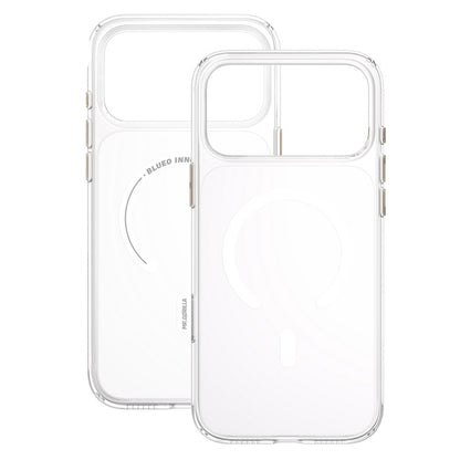 Puzdro MagSafe pre Apple iPhone 18 Pro / 17 Pro, Blueo, Crystal+ Anti-Drop, priehľadné