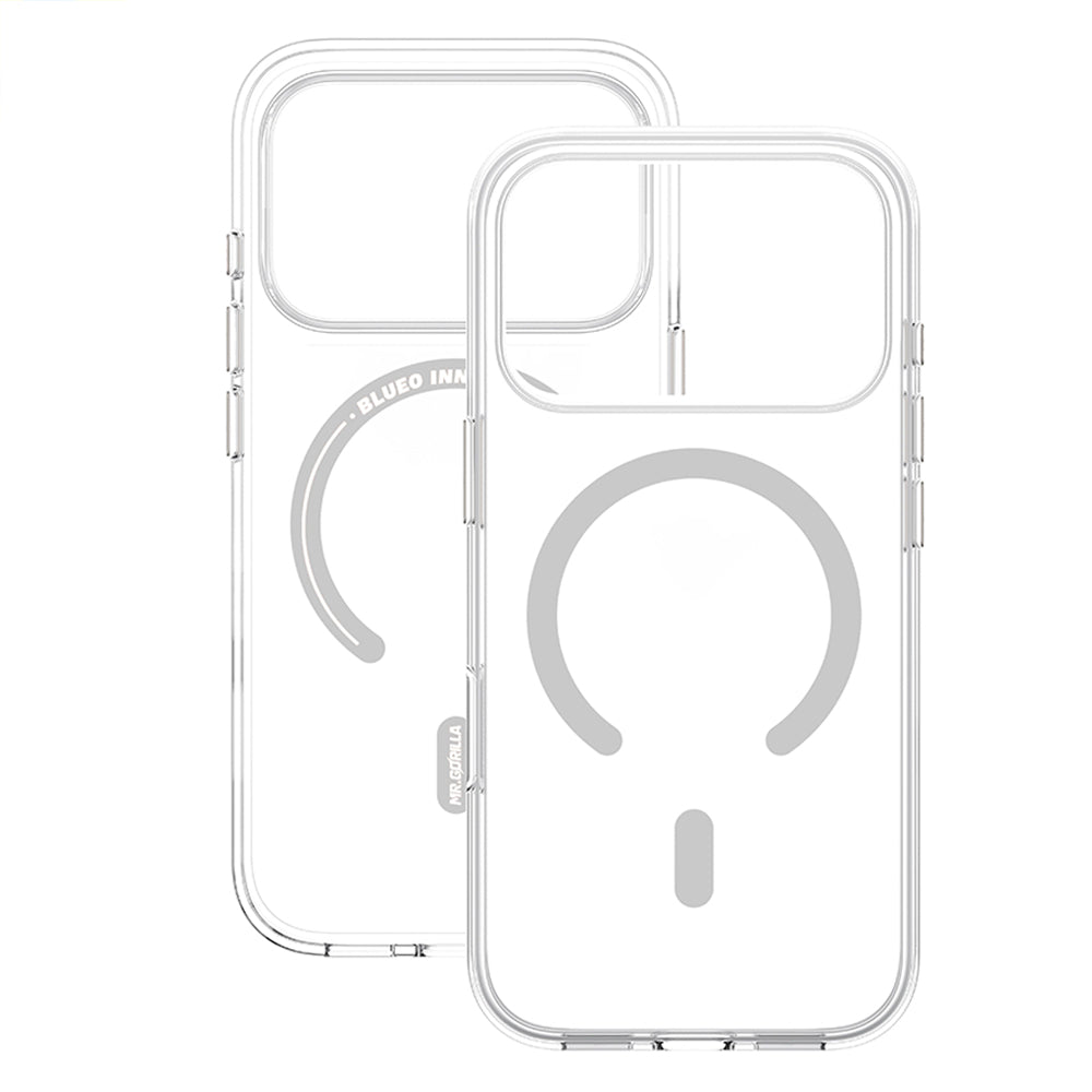 Puzdro MagSafe pre Apple iPhone 18 Pro / 17 Pro, Blueo, Crystal Pro Anti-Drop, priehľadné