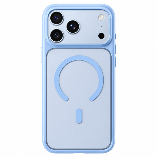 Puzdro MagSafe pre Apple iPhone 18 Pro / 17 Pro, Blueo, šetrné k pokožke, odolné proti pádom, saténovo modré