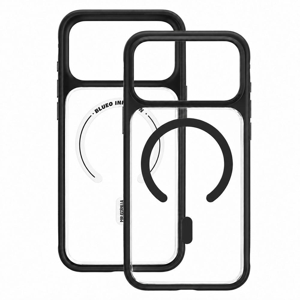 Puzdro MagSafe pre Apple iPhone 18 Pro / 17 Pro, Blueo, šetrné k pokožke, odolné proti pádom, saténovo čierne