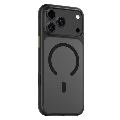 Puzdro MagSafe pre Apple iPhone 18 Pro / 17 Pro, Blueo, šetrné k pokožke, odolné proti pádom, saténovo čierne