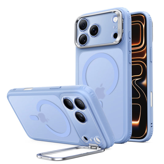 MagSafe puzdro pre Apple iPhone 18 Pro / 17 Pro, ESR, Classic Hybrid Kickstand, Matná modrá