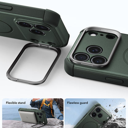 MagSafe puzdro pre Apple iPhone 18 Pro / 17 Pro, ESR, Cyber Armor Kickstand, Zelené