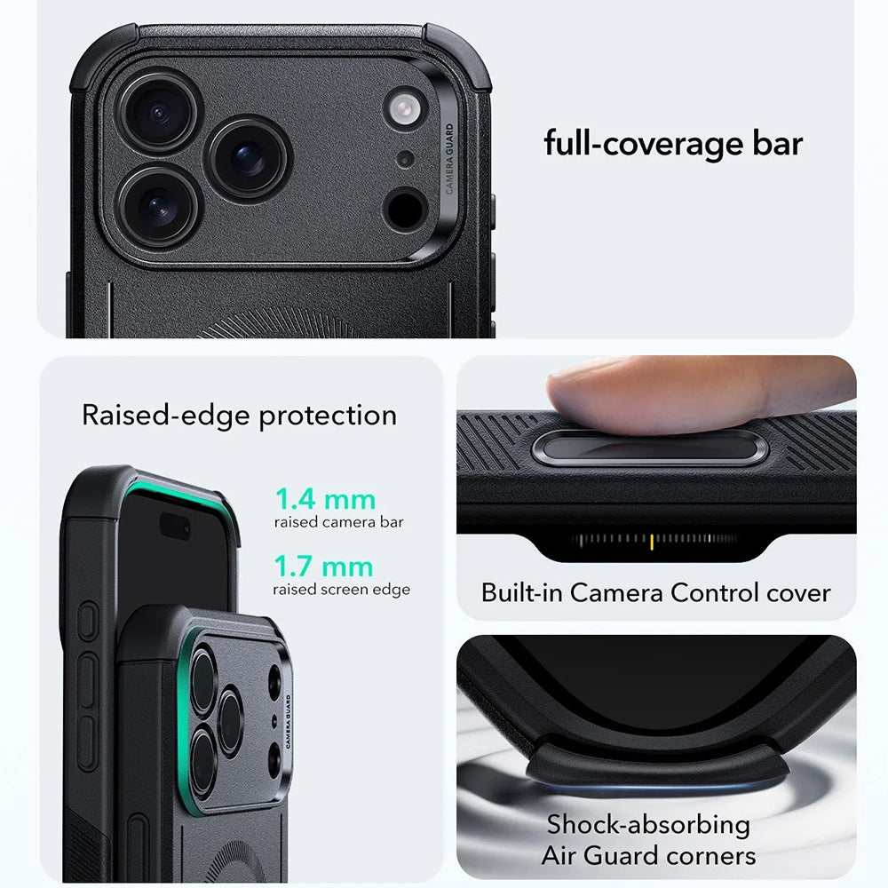 MagSafe puzdro pre Apple iPhone 18 Pro / 17 Pro, ESR, Cyber, Čierne