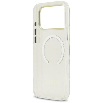 MagSafe puzdro pre Apple iPhone 18 Pro / 17 Pro, Guess, Metal Outline, Zlaté