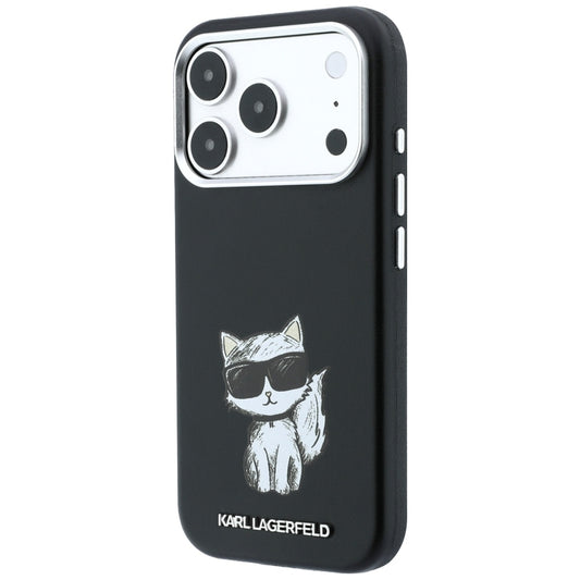 MagSafe puzdro pre Apple iPhone 18 Pro / 17 Pro, Karl Lagerfeld, Choupette Sketch, Čierna