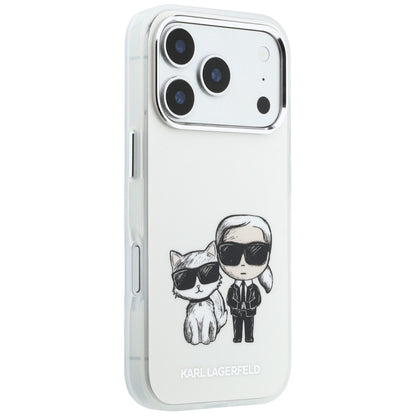 MagSafe puzdro pre Apple iPhone 18 Pro / 17 Pro, Karl Lagerfeld, IML KC Bodies Sketch Print, Béžová