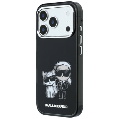 MagSafe puzdro pre Apple iPhone 18 Pro / 17 Pro, Karl Lagerfeld, IML KC Bodies Sketch Print, Čierna