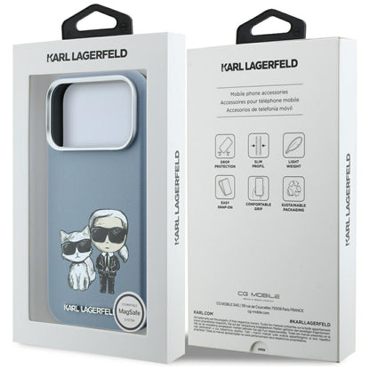 MagSafe puzdro pre Apple iPhone 18 Pro / 17 Pro, Karl Lagerfeld, KC Bodies Sketch, Bleu