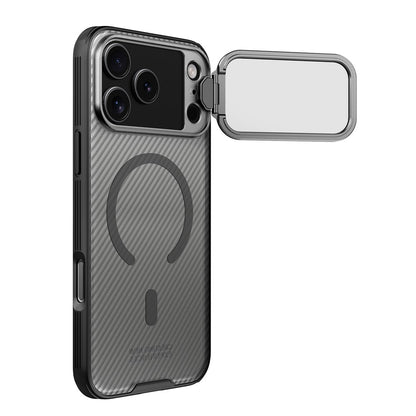 MagSafe puzdro pre Apple iPhone 18 Pro / 17 Pro, Nillkin, CamShield Prop, Čierne priehľadné
