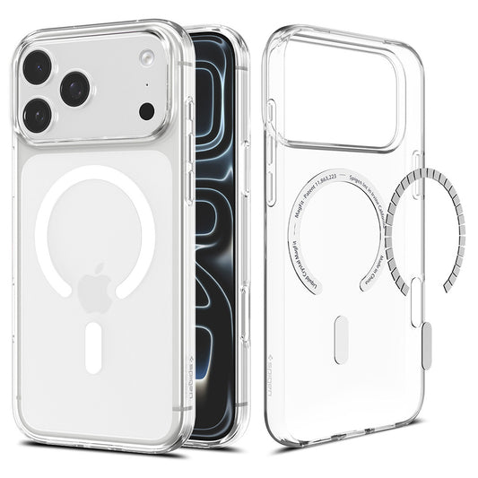 MagSafe puzdro pre Apple iPhone 18 Pro / 17 Pro, Spigen, Liquid Crystal MagFit, biele ACS12180