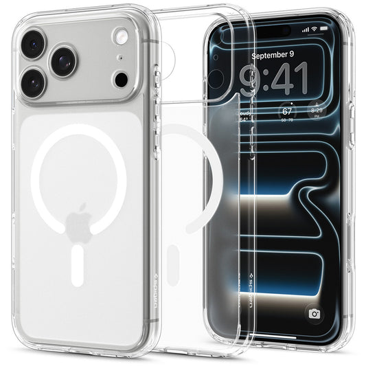 MagSafe puzdro pre Apple iPhone 18 Pro / 17 Pro, Spigen, Ultra Hybrid, Matná biela ACS12161