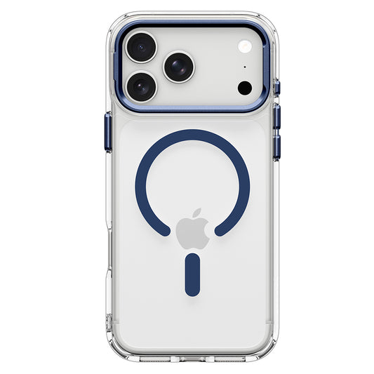 MagSafe puzdro pre Apple iPhone 18 Pro / 17 Pro, Spigen, Ultra Hybrid Optik S, Transparentná Tmavomodrá ACS11922