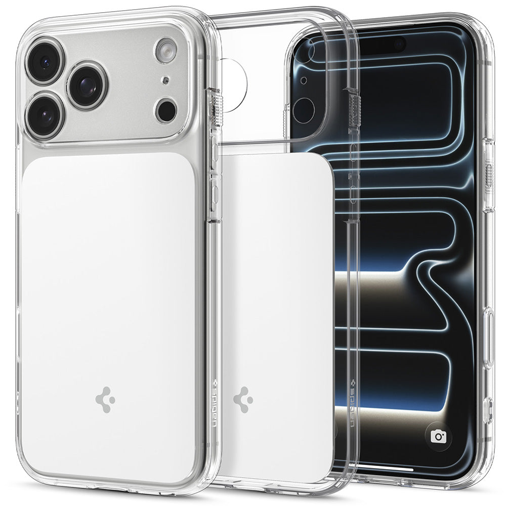 MagSafe puzdro pre Apple iPhone 18 Pro / 17 Pro, Spigen, Ultra Hybrid T, biele ACS12169