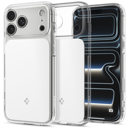MagSafe puzdro pre Apple iPhone 18 Pro / 17 Pro, Spigen, Ultra Hybrid T, biele ACS12169