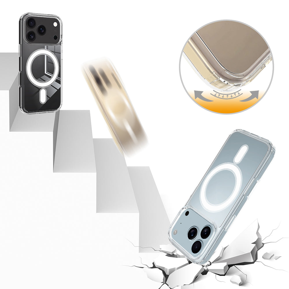 MagSafe puzdro pre Apple iPhone 18 Pro / 17 Pro, Techsuit, Pro, Priehľadné