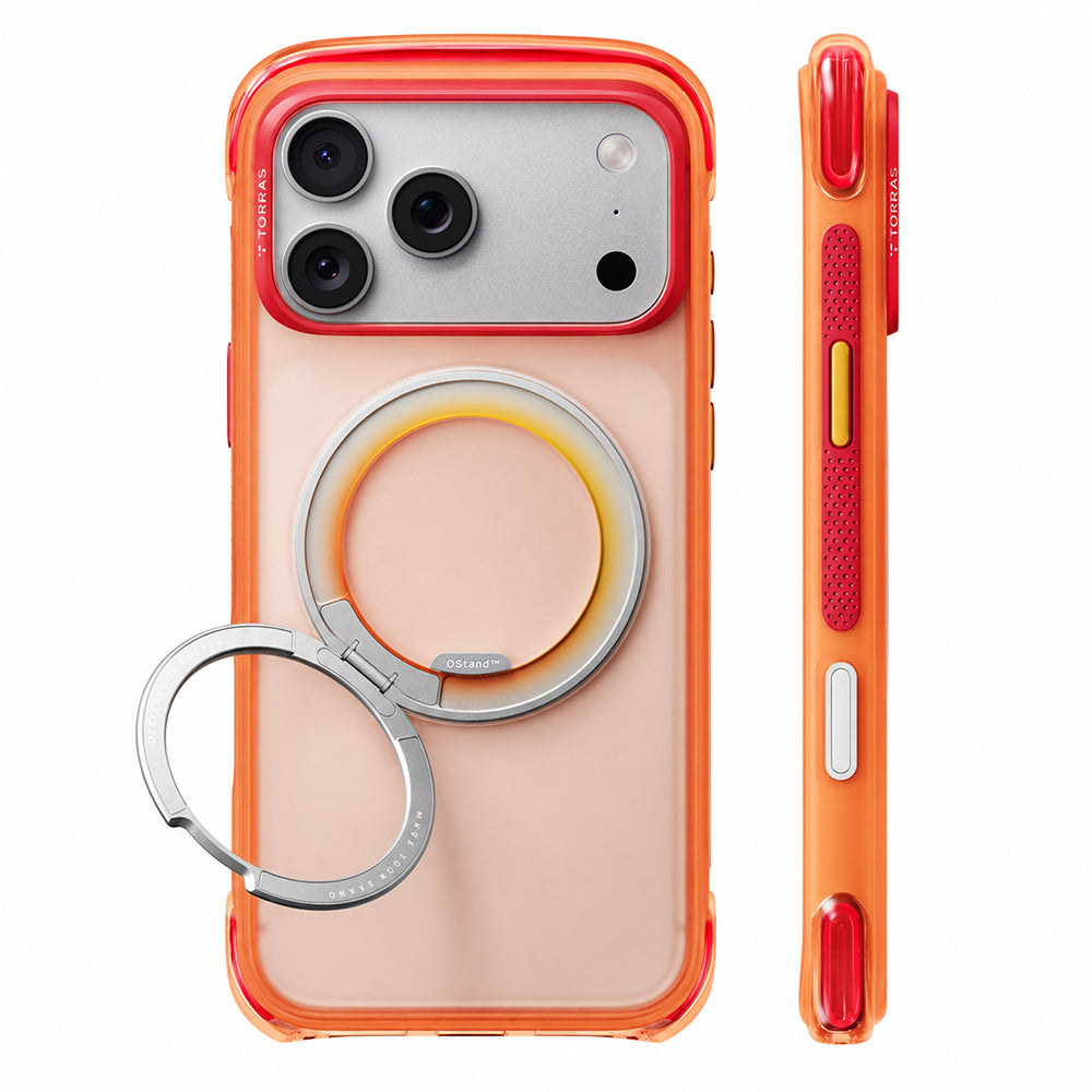 MagSafe puzdro pre Apple iPhone 18 Pro / 17 Pro, Torras, O3 Air Core, Oranžové