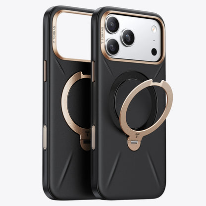 MagSafe puzdro pre Apple iPhone 18 Pro / 17 Pro, Torras, QPRO Leather, čierne