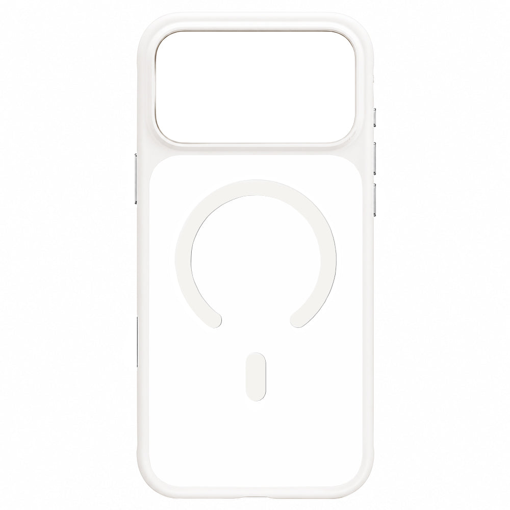 Puzdro MagSafe pre Apple iPhone 18 Pro Max / 17 Pro Max, Blueo, šetrné k pokožke, odolné proti pádom, saténovo biele