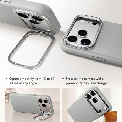 MagSafe puzdro pre Apple iPhone 18 Pro Max / 17 Pro Max, ESR, Atelier s opierkou, sivé