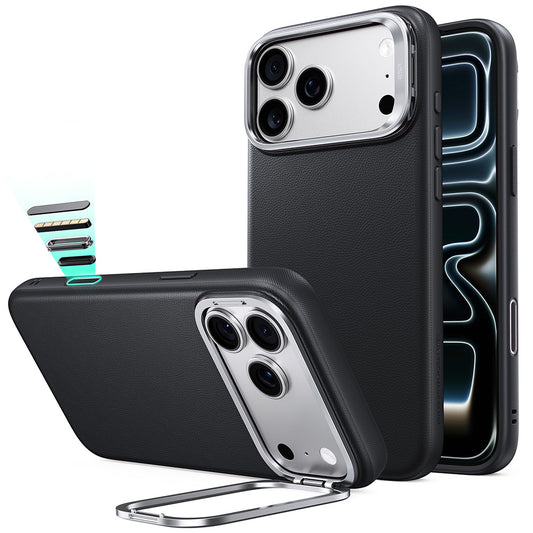 MagSafe puzdro pre Apple iPhone 18 Pro Max / 17 Pro Max, ESR, Atelier s opierkou, čierne