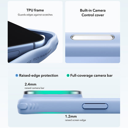 MagSafe puzdro pre Apple iPhone 18 Pro Max / 17 Pro Max, ESR, Classic Hybrid Kickstand, Matná modrá