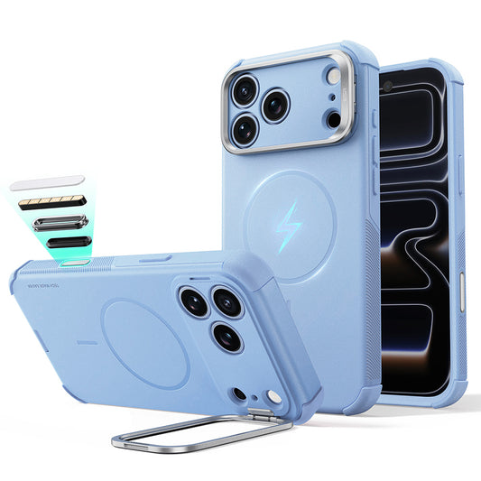 MagSafe puzdro pre Apple iPhone 18 Pro Max / 17 Pro Max, ESR, Cyber Armor Kickstand, Modrá