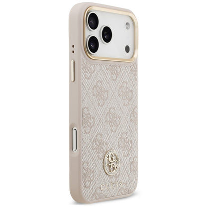 Puzdro MagSafe pre Apple iPhone 18 Pro Max / 17 Pro Max, Guess, 4G Strass Logo, ružové