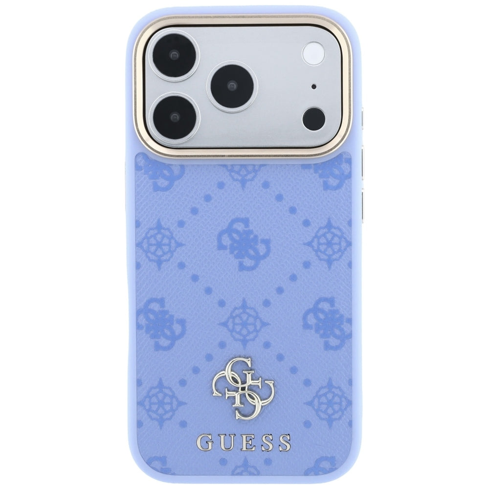 MagSafe puzdro pre Apple iPhone 18 Pro Max / 17 Pro Max, Guess, Peony 4G Small Logo, Bleu