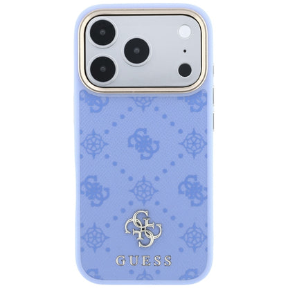MagSafe puzdro pre Apple iPhone 18 Pro Max / 17 Pro Max, Guess, Peony 4G Small Logo, Bleu