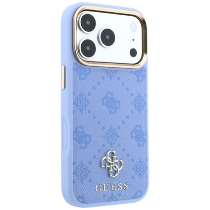 MagSafe puzdro pre Apple iPhone 18 Pro Max / 17 Pro Max, Guess, Peony 4G Small Logo, Bleu