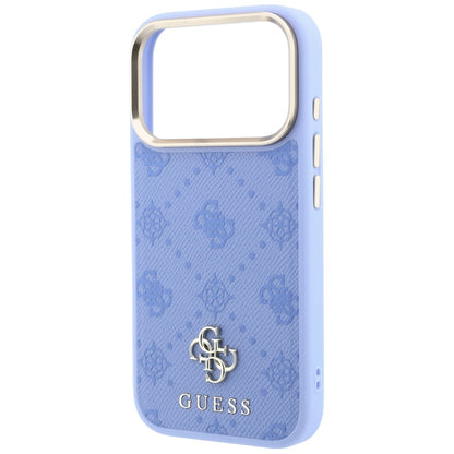 MagSafe puzdro pre Apple iPhone 18 Pro Max / 17 Pro Max, Guess, Peony 4G Small Logo, Bleu