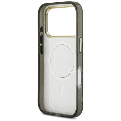 Puzdro MagSafe pre Apple iPhone 18 Pro Max / 17 Pro Max, Guess, vzor pytón, čierne