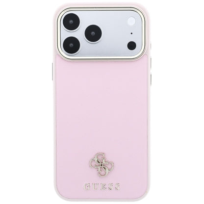 MagSafe puzdro pre Apple iPhone 18 Pro Max / 17 Pro Max, Guess, Saffiano Small 4G Classic, Ružové