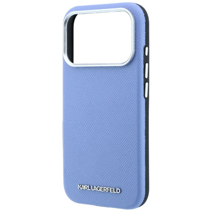MagSafe puzdro pre Apple iPhone 18 Pro Max / 17 Pro Max, Karl Lagerfeld, Štruktúrované predĺžené logo, Modré
