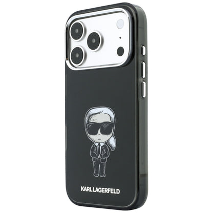 MagSafe puzdro pre Apple iPhone 18 Pro Max / 17 Pro Max, Karl Lagerfeld, HC IML Ikonik Sketch Print, Čierne