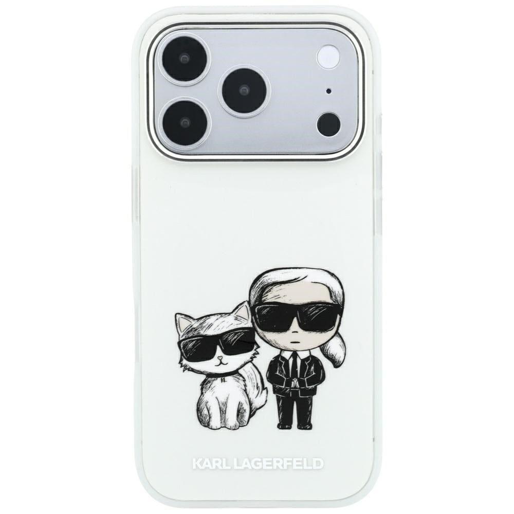 MagSafe puzdro pre Apple iPhone 18 Pro Max / 17 Pro Max, Karl Lagerfeld, KC Bodies Sketch, Béžová