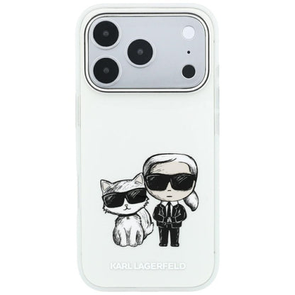 MagSafe puzdro pre Apple iPhone 18 Pro Max / 17 Pro Max, Karl Lagerfeld, KC Bodies Sketch, Béžová