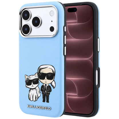MagSafe puzdro pre Apple iPhone 18 Pro Max / 17 Pro Max, Karl Lagerfeld, KC Bodies Sketch, Bleu