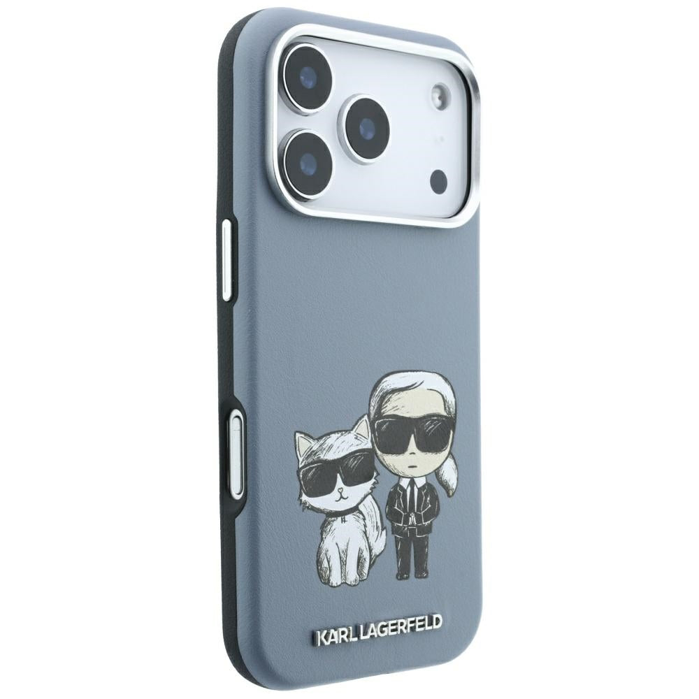MagSafe puzdro pre Apple iPhone 18 Pro Max / 17 Pro Max, Karl Lagerfeld, KC Bodies Sketch, Bleu