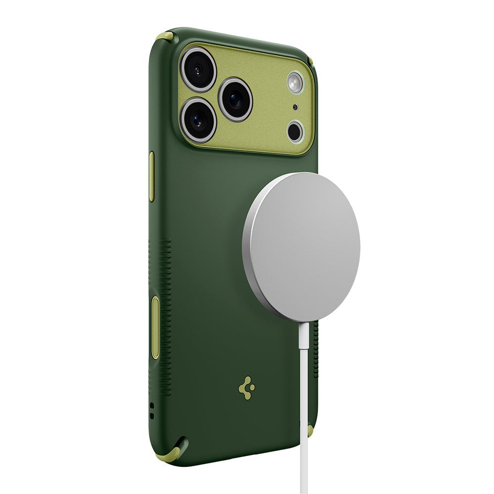 MagSafe puzdro pre Apple iPhone 18 Pro Max / 17 Pro Max, Spigen, Caseology Nano Pop Hybrid, Zelené ACS12139