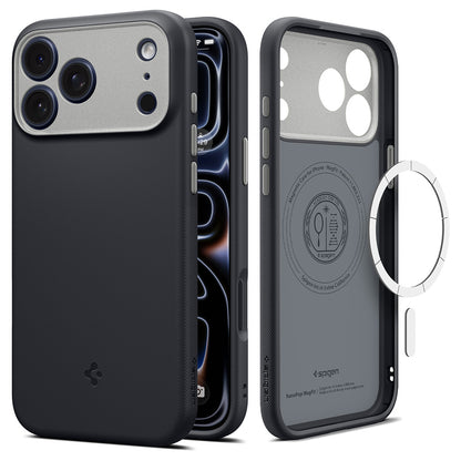MagSafe puzdro pre Apple iPhone 18 Pro Max / 17 Pro Max, Spigen, Caseology Nano Pop, čierne ACS12142