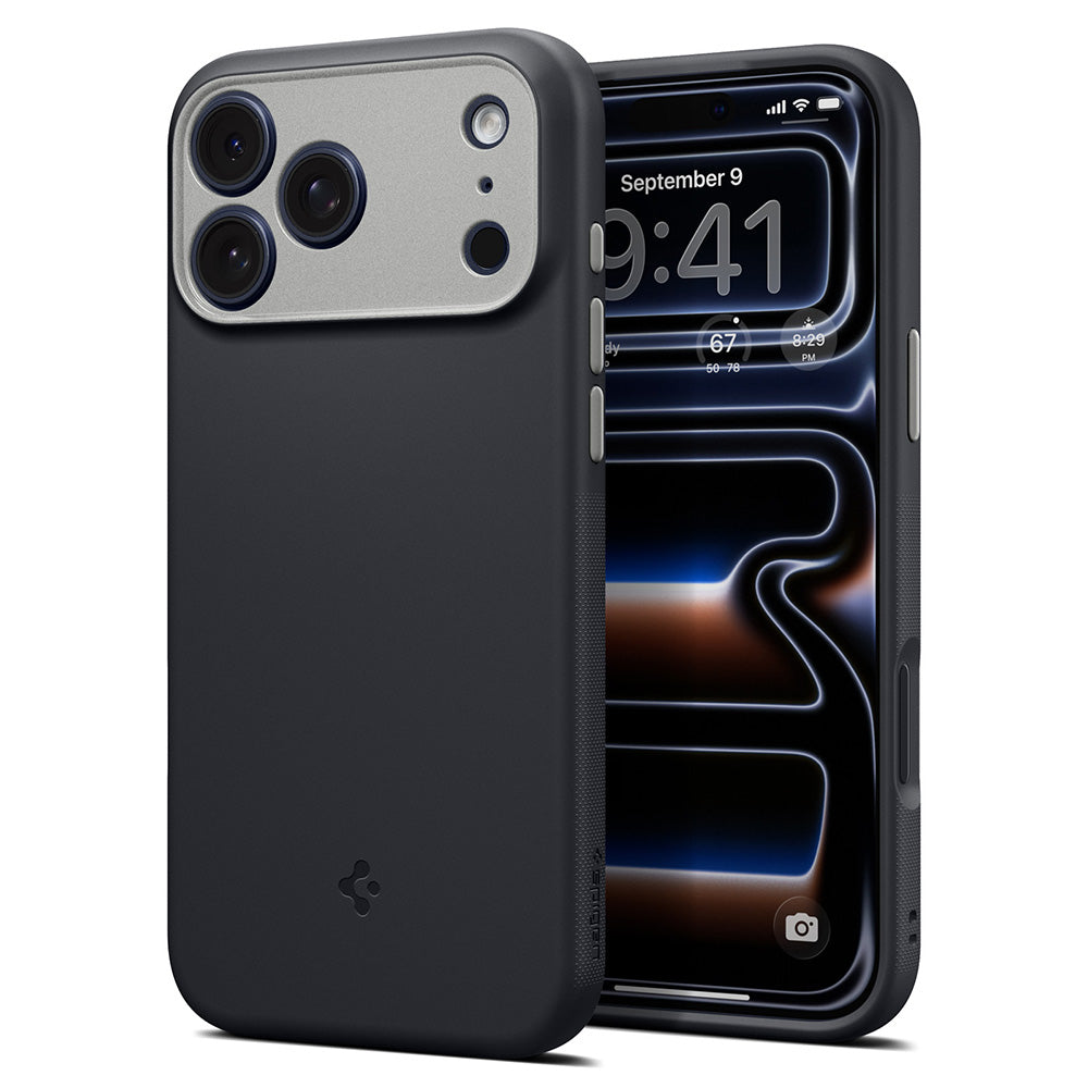 MagSafe puzdro pre Apple iPhone 18 Pro Max / 17 Pro Max, Spigen, Caseology Nano Pop, čierne ACS12142