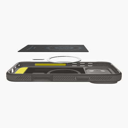 MagSafe puzdro pre Apple iPhone 18 Pro Max / 17 Pro Max, Spigen, Rugged Armor, Sivá ACS12110