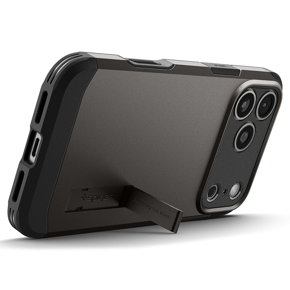 MagSafe puzdro pre Apple iPhone 18 Pro Max / 17 Pro Max, Spigen, Tough Armor T, sivé ACS12137