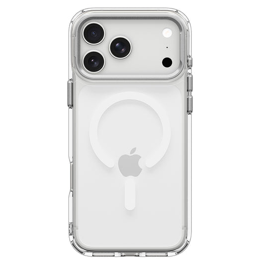 MagSafe puzdro pre Apple iPhone 18 Pro Max / 17 Pro Max, Spigen, Ultra Hybrid Optik S, Strieborné priehľadné ACS11908