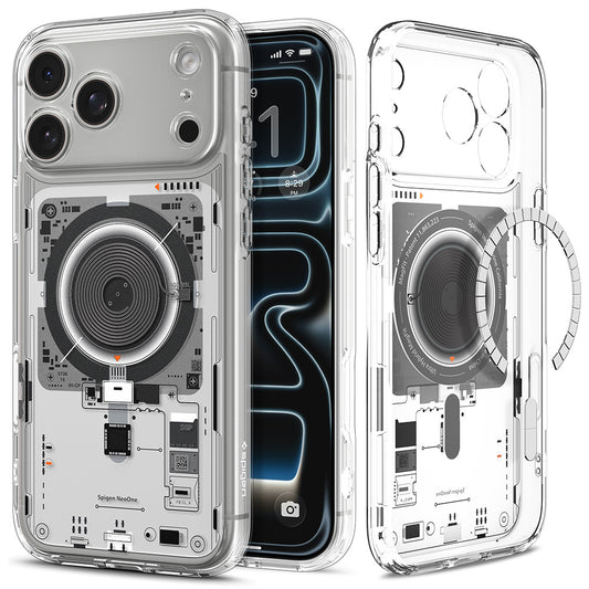 MagSafe puzdro pre Apple iPhone 18 Pro Max / 17 Pro Max, Spigen, Ultra Hybrid Neo One, Priehľadné ACS12129