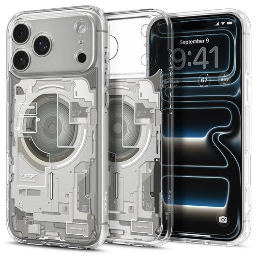 MagSafe puzdro pre Apple iPhone 18 Pro Max / 17 Pro Max, Spigen, Ultra Hybrid Zero One, Sivá ACS12127
