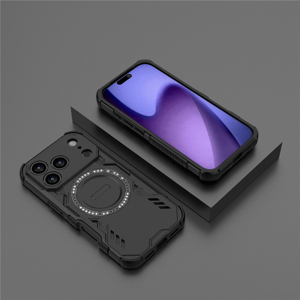 MagSafe puzdro pre Apple iPhone 18 Pro Max / 17 Pro Max, Techsuit, ArmorMag, čierne