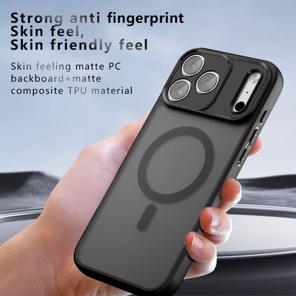 MagSafe puzdro pre Apple iPhone 18 Pro Max / 17 Pro Max, Techsuit, PureFrost, Čierna saténová